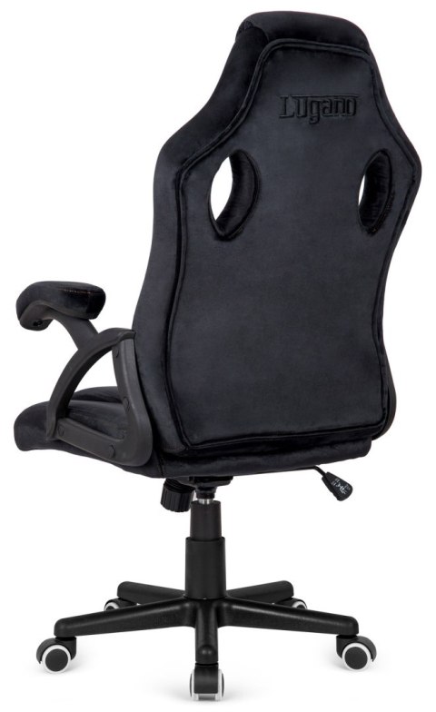 Fotel obrotowy do biurka CARRERA M ALCANTARA BLACK OUTLET Lugano