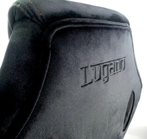 Fotel obrotowy do biurka CARRERA M ALCANTARA BLACK OUTLET Lugano
