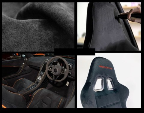 Fotel obrotowy do biurka CARRERA M ALCANTARA BLACK OUTLET Lugano