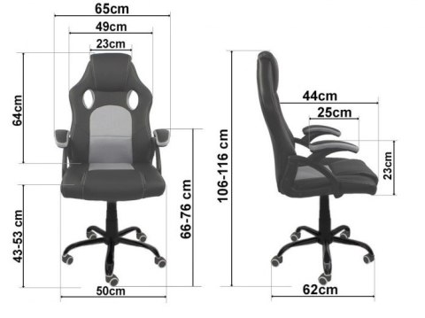 Fotel obrotowy do biurka CARRERA M ALCANTARA BLACK OUTLET Lugano