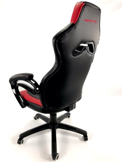 Fotel obrotowy do biurka REVENTON RED PU SPC OUTLET Prototype