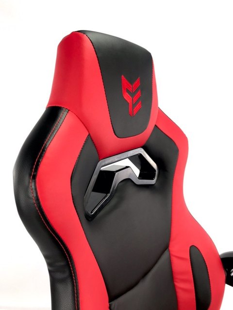Fotel obrotowy do biurka REVENTON RED PU SPC OUTLET Prototype