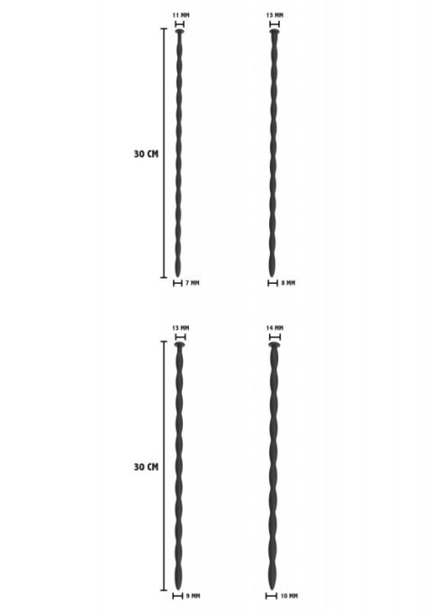 Penis Dilator Set Large 4 pcs Boss of toys Penis Dilator Set Large 4 pcs Boss of toys