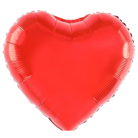 Balon foliowy serce czerwony 80cm Balon foliowy serce czerwony 80cm