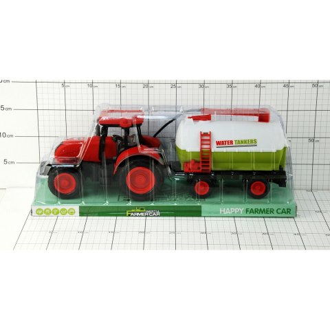 TRAKTOR Z PRZYCZEPĄ POD KLOSZEM TRAKTOR Z PRZYCZEPĄ POD KLOSZEM
