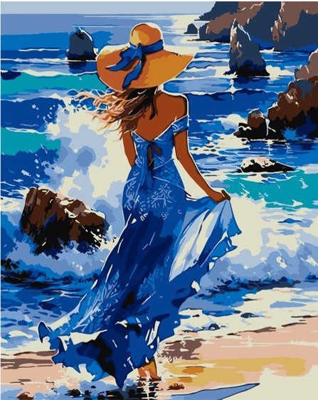 QB900-033 Set for painting by numbers "I - Element QB900-033 Set for painting by numbers "I - Element