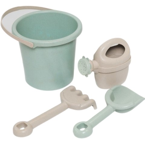 Sand set №1 (bucket, watering can, shovel, rake) (