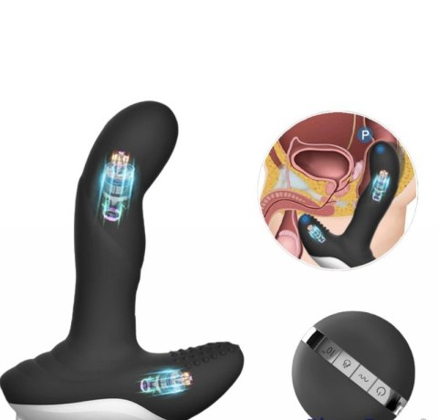 Luxury Play Prostate Stimulator - Silicone Usb Massager - 7 Function - Pulsator - Heating - Black Boss of toys Luxury Play Prostate Stimulator - Silicone Usb Massager - 7 Function - Pulsator - Heating - Black Boss of toys