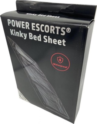 Power Escorts - BR190 - Kinky Bed Sheet Black - 160 x 227 CM Boss of toys