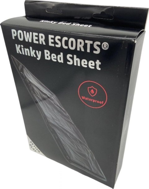 Power Escorts - BR190 - Kinky Bed Sheet Black - 160 x 227 CM Boss of toys Power Escorts - BR190 - Kinky Bed Sheet Black - 160 x 227 CM Boss of toys