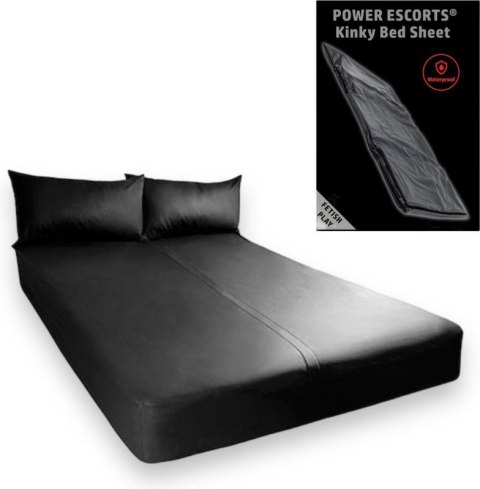 Power Escorts - BR190 - Kinky Bed Sheet Black - 160 x 227 CM Boss of toys Power Escorts - BR190 - Kinky Bed Sheet Black - 160 x 227 CM Boss of toys