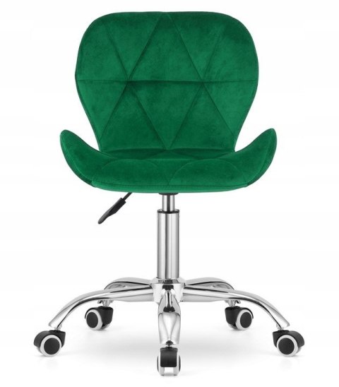 Krzesło obrotowe VASTO OFFICE VELVET GREEN Lugano Krzesło obrotowe VASTO OFFICE VELVET GREEN Lugano