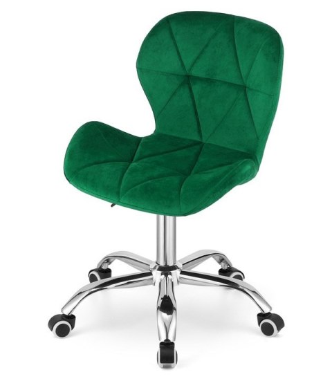 Krzesło obrotowe VASTO OFFICE VELVET GREEN Lugano Krzesło obrotowe VASTO OFFICE VELVET GREEN Lugano
