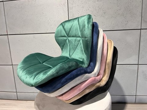 Krzesło obrotowe VASTO OFFICE VELVET GREEN Lugano Krzesło obrotowe VASTO OFFICE VELVET GREEN Lugano