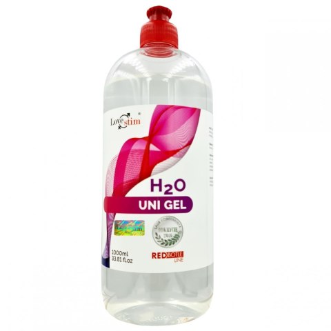 H2O UNI ŻEL WODNY POŚLIZGOWY 1000mlRED BOTTLE LINE LoveStim H2O UNI ŻEL WODNY POŚLIZGOWY 1000mlRED BOTTLE LINE LoveStim