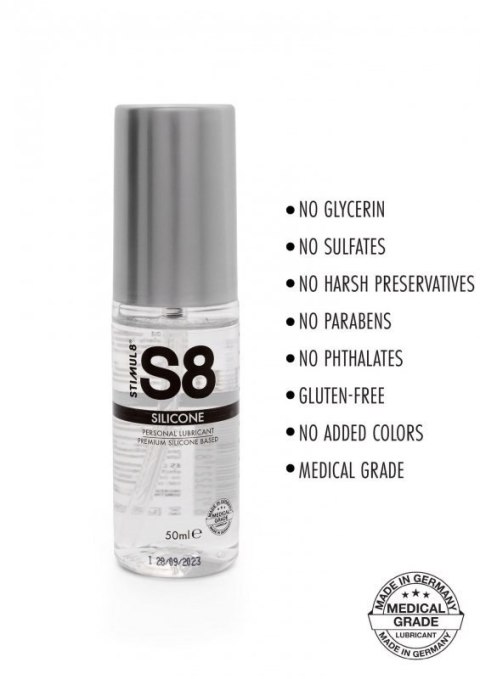 S8 Premium Silicone Lube 50ml Original Boss of toys S8 Premium Silicone Lube 50ml Original Boss of toys