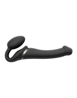 VIBRATING STRAP-ON - M - BLACK Boss of toys