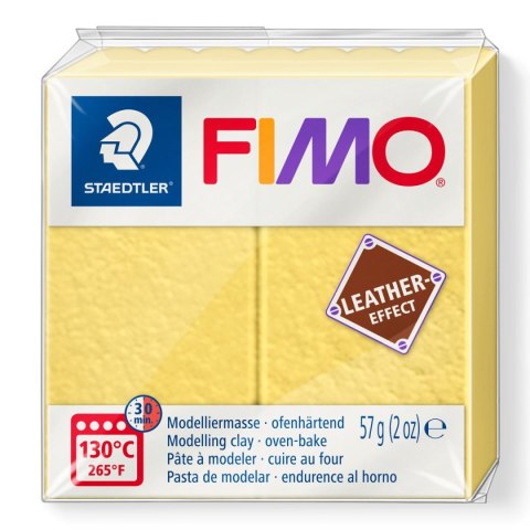 FIMO leather effect 57g żółty szafran masa termoutwardzalna Staedtler
