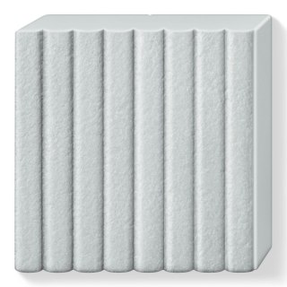 Kostka FIMO leather effect 57g jasnoszary masa termoutwardzalna Staedtler