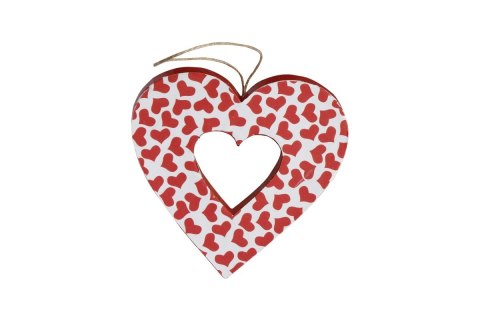 Kształty z papier mache HEARTS 2 szt 10x2.5cm Kształty z papier mache HEARTS 2 szt 10x2.5cm