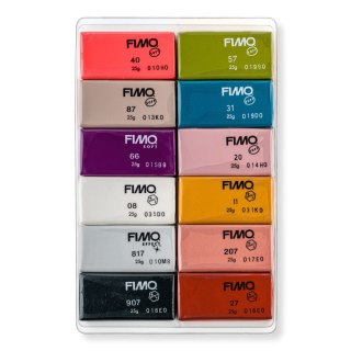 Zestaw FIMO soft kolory Fashion 12x25g Staedtler