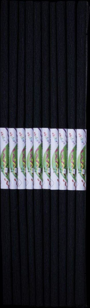 Bibuła marszczona 50x200cm czarny Bibuła marszczona 50x200cm czarny