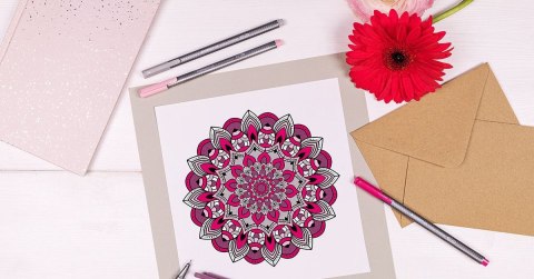 Cienkopis triplus trójkątny 0.3 mm 6 kol. NEON w etui box Staedtler