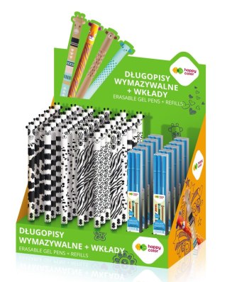 Display Długopis wymazywalny 0.5mm niebieski 36 szt + wkłady 12 etui