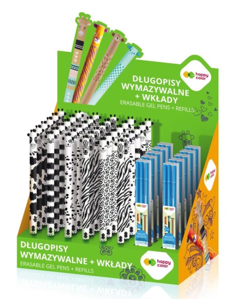Display Długopis wymazywalny 0.5mm niebieski 36 szt + wkłady 12 etui Display Długopis wymazywalny 0.5mm niebieski 36 szt + wkłady 12 etui