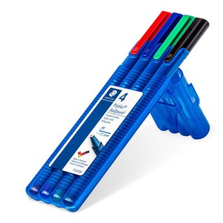 Długopis triplus ball M 4 kol. w etui Staedtler