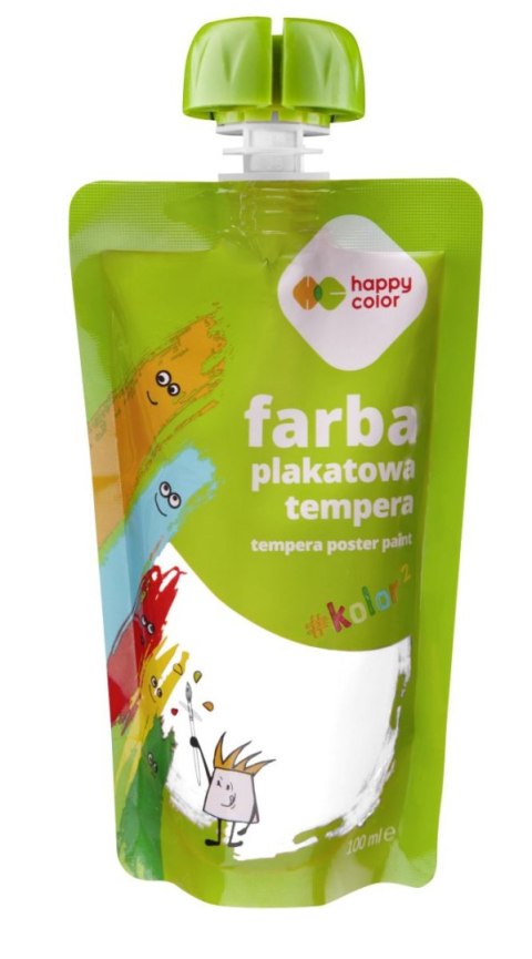 Farba plakatowa tempera 100ml biały Farba plakatowa tempera 100ml biały