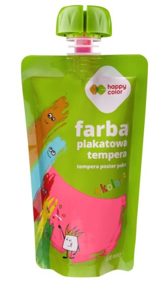 Farba plakatowa tempera 100ml różowy