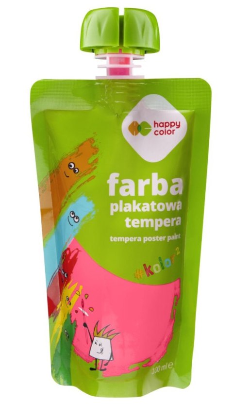 Farba plakatowa tempera 100ml różowy Farba plakatowa tempera 100ml różowy