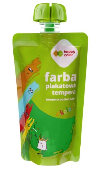 Farba plakatowa tempera 100ml zielony