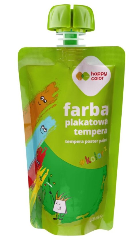 Farba plakatowa tempera 100ml zielony Farba plakatowa tempera 100ml zielony
