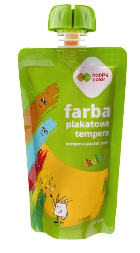 Farba plakatowa tempera 100ml złoty Farba plakatowa tempera 100ml złoty