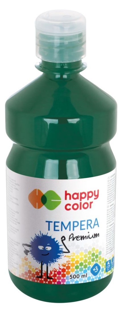 Farba tempera Premium 500ml ciemnozielony Farba tempera Premium 500ml ciemnozielony