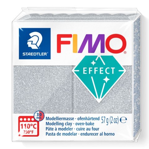 Fimo® effect masa termoutwardzalna 57 g srebrny metaliczny Staedtler Fimo® effect masa termoutwardzalna 57 g srebrny metaliczny Staedtler
