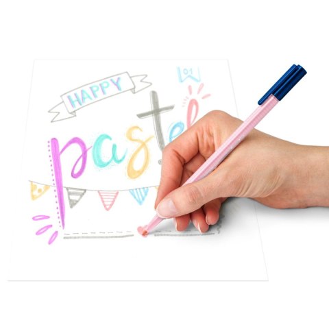 Flamaster triplus 1 mm 6 szt. w etui kolory pastelowe Staedtler Flamaster triplus 1 mm 6 szt. w etui kolory pastelowe Staedtler