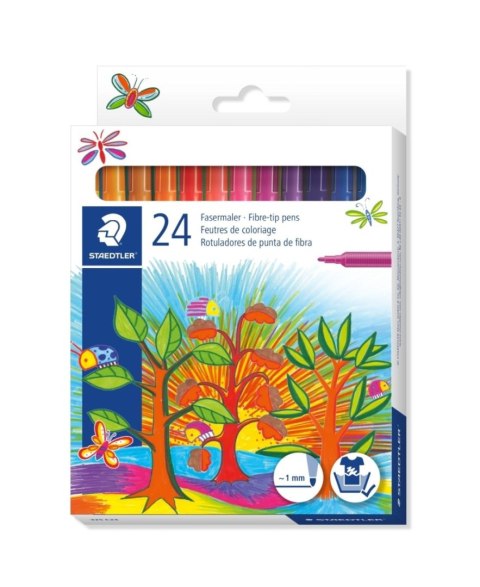 Flamastry szkolne Noris Club 24 kol. Staedtler Flamastry szkolne Noris Club 24 kol. Staedtler