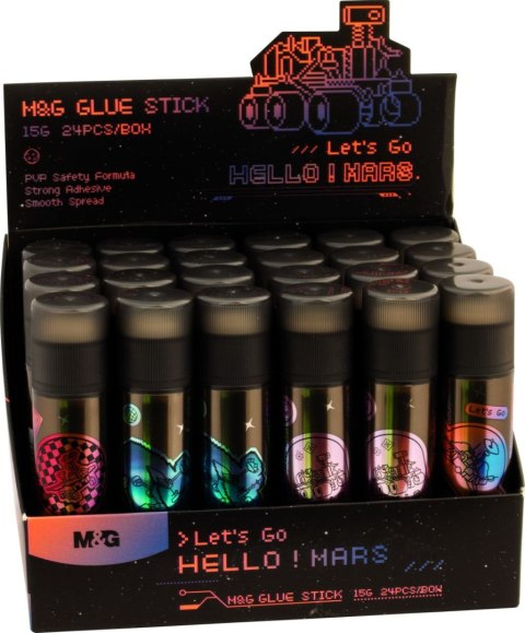 Klej w sztyfcie Hello Mars 15g PVP MG Klej w sztyfcie Hello Mars 15g PVP MG
