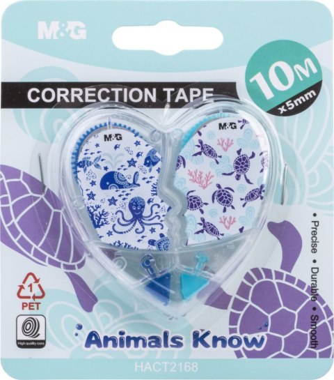 Korektor w taśmie Animal Planet 2szt x 5m x 5mm MG Korektor w taśmie Animal Planet 2szt x 5m x 5mm MG