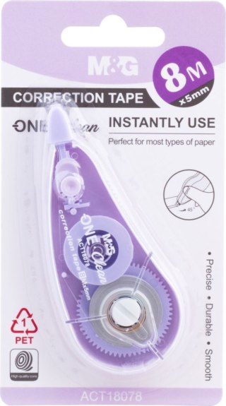 Korektor w taśmie ONE Clean 8m x 5mm MG