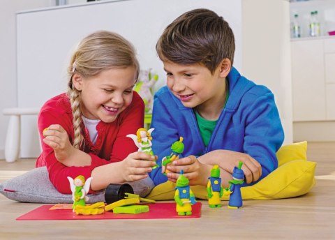 Kostka FIMO Kids 42g biały brokatowy masa termoutwardzalna Staedtler
