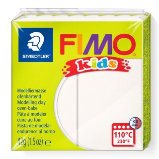 Kostka FIMO Kids 42g biały masa termoutwardzalna Staedtler