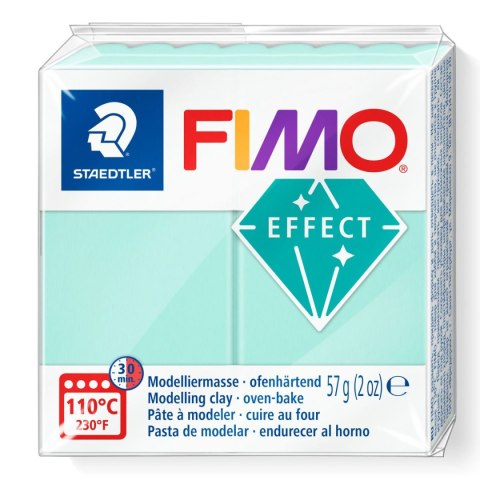 Kostka FIMO effect 57g miętowy pastelowy masa termoutwardzalna Staedtler Kostka FIMO effect 57g miętowy pastelowy masa termoutwardzalna Staedtler
