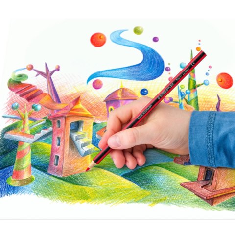 Kredki Noris colour sześciokątne 24 kol. (20+4 gratis) Staedtler Kredki Noris colour sześciokątne 24 kol. (20+4 gratis) Staedtler