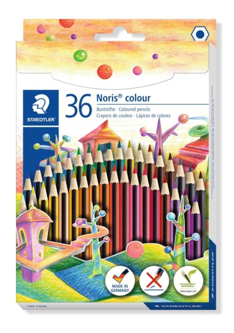 Kredki Noris colour sześciokątne 36 kol. Staedtler Kredki Noris colour sześciokątne 36 kol. Staedtler