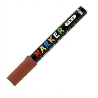 Marker akrylowy 1-2 mm brązowy czerwonawy MG