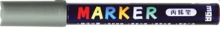 Marker akrylowy 1-2 mm srebrny MG